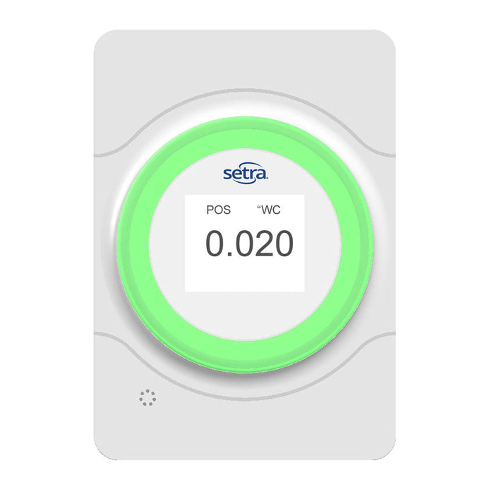 Setra Lite™ Room Pressure Monitor with Visual Alarm Only
