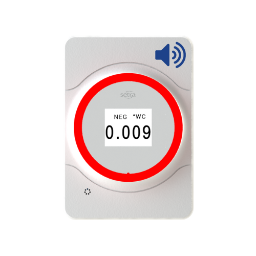 Setra Lite™ Room Pressure Monitor with Audible Alarm