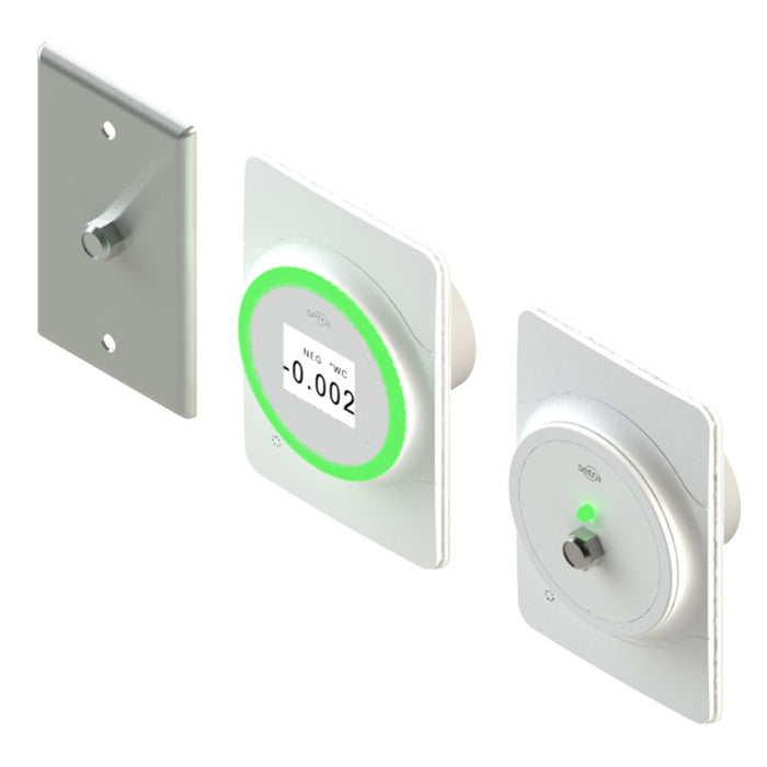 Setra Lite™ Room Pressure Monitor with Visual Alarm Only